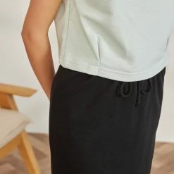 Εξοδος 😀 Noobass Αμάνικο Cropped φουτεράκι με βάτες - Βεραμάν ✨ -Φορέματα Εκπτώσεις amaniko cropped fouteraki me vates 88559 vddh