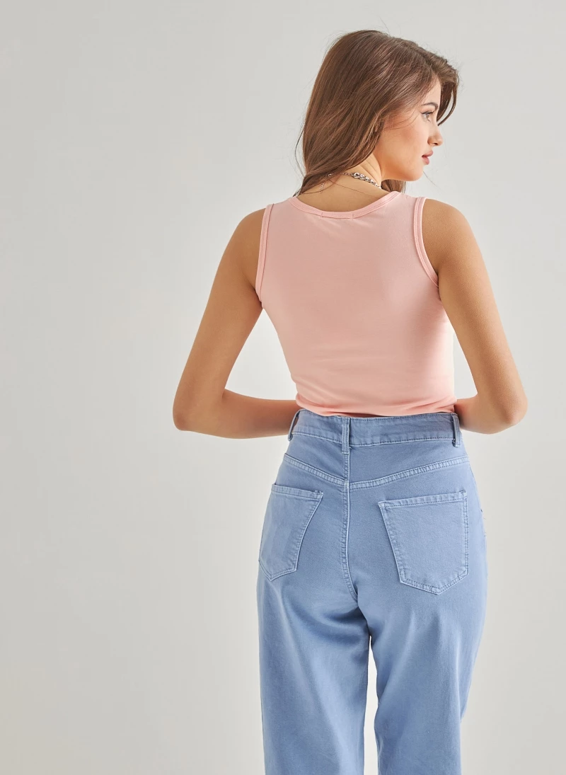 Νέος ❤️ The Fashion Project Basic αμάνικο αθλητικό Top - Ροζ ⌛ 2 Νέος ❤️ The Fashion Project Basic αμάνικο αθλητικό Top - Ροζ ⌛ - Image 2