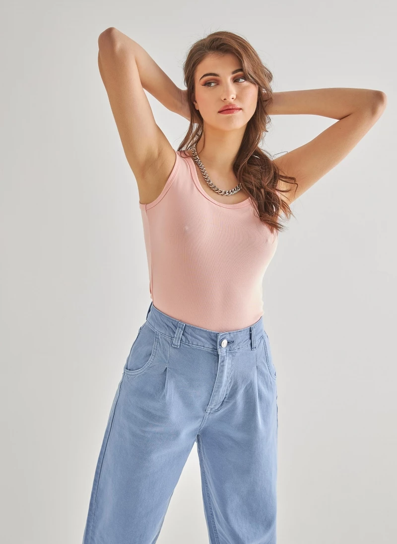 Νέος ❤️ The Fashion Project Basic αμάνικο αθλητικό Top - Ροζ ⌛ 1 Νέος ❤️ The Fashion Project Basic αμάνικο αθλητικό Top - Ροζ ⌛