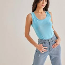 Προϋπολογισμός 🎁 The Fashion Project Basic αμάνικο αθλητικό Top - Γαλάζιο 🛒 8 Προϋπολογισμός 🎁 The Fashion Project Basic αμάνικο αθλητικό Top - Γαλάζιο 🛒 -Φορέματα Εκπτώσεις basic amaniko athlitiko top 89829 809b