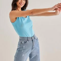 Προϋπολογισμός 🎁 The Fashion Project Basic αμάνικο αθλητικό Top - Γαλάζιο 🛒 7 Προϋπολογισμός 🎁 The Fashion Project Basic αμάνικο αθλητικό Top - Γαλάζιο 🛒 -Φορέματα Εκπτώσεις basic amaniko athlitiko top 89829 u97y