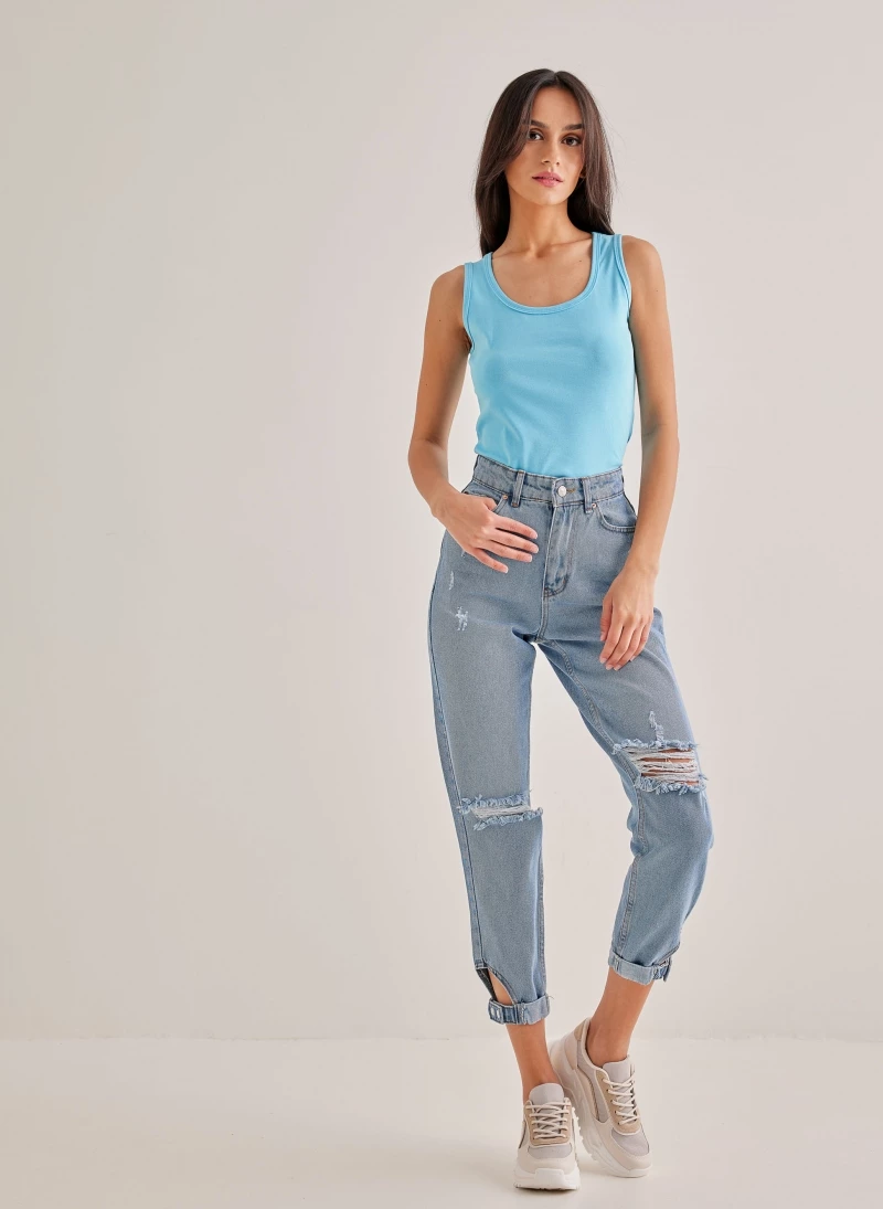 Προϋπολογισμός 🎁 The Fashion Project Basic αμάνικο αθλητικό Top - Γαλάζιο 🛒 5 Προϋπολογισμός 🎁 The Fashion Project Basic αμάνικο αθλητικό Top - Γαλάζιο 🛒 - Image 5