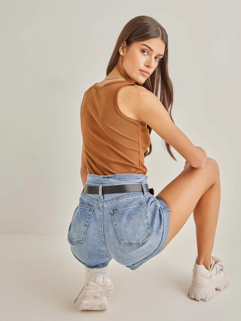 Κουπόνι ❤️ The Fashion Project Basic αμάνικο αθλητικό Top - Καφέ ⭐ 4 Κουπόνι ❤️ The Fashion Project Basic αμάνικο αθλητικό Top - Καφέ ⭐ - Image 4