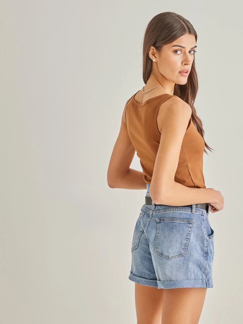 Κουπόνι ❤️ The Fashion Project Basic αμάνικο αθλητικό Top - Καφέ ⭐ 5 Κουπόνι ❤️ The Fashion Project Basic αμάνικο αθλητικό Top - Καφέ ⭐ - Image 5