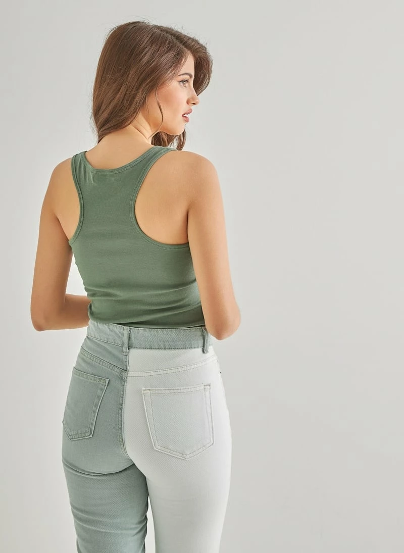 Αγορά 🧨 The Fashion Project Basic αμάνικο τοπάκι με αθλητική πλάτη - Χακί 😍 3 Αγορά 🧨 The Fashion Project Basic αμάνικο τοπάκι με αθλητική πλάτη - Χακί 😍 - Image 3