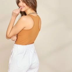 Flash Sale 😀 The Fashion Project Basic αμάνικο τοπάκι με αθλητική πλάτη - Caramel ✔️ 9 Flash Sale 😀 The Fashion Project Basic αμάνικο τοπάκι με αθλητική πλάτη - Caramel ✔️ -Φορέματα Εκπτώσεις basic amaniko topaki me athlitiki plati 88926 hwxs