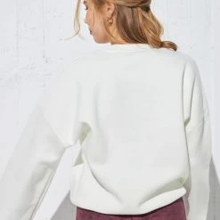 Τοπ 10 🥰 The Fashion Project Basic άνετο φούτερ - Ζαχαρί 🥰 -Φορέματα Εκπτώσεις basic aneto fouter 96337 k190