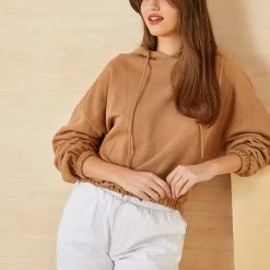 Καλύτερη πώληση ⭐ The Fashion Project Basic φουτεράκι με λάστιχο στο τελείωμα - Κάμελ ⭐ 7 Καλύτερη πώληση ⭐ The Fashion Project Basic φουτεράκι με λάστιχο στο τελείωμα - Κάμελ ⭐ -Φορέματα Εκπτώσεις basic fouteraki me lastixo sto teleiwma 84377 y67s