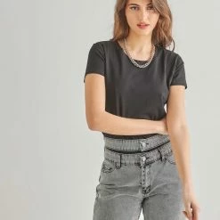 Φορέματα Εκπτώσεις -Φορέματα Εκπτώσεις basic kontomaniko t shirt 89892 44x3 1