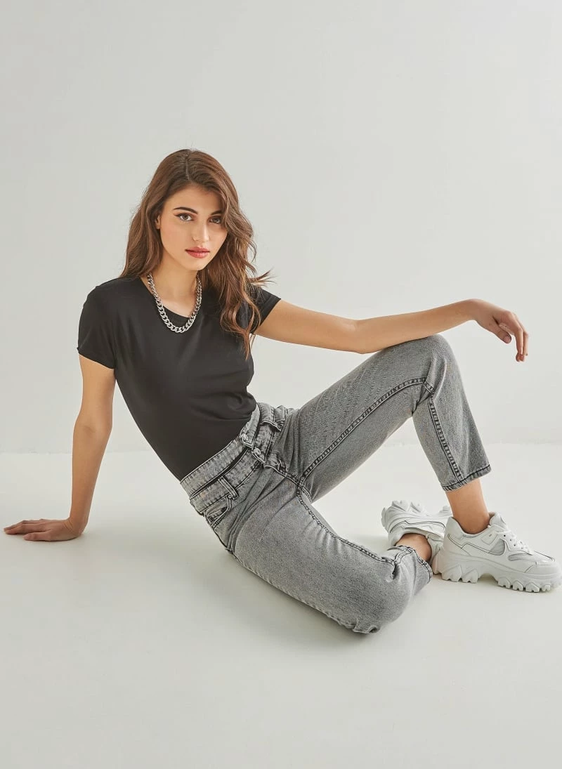 Καλύτερη πώληση 🔥 The Fashion Project Βαμβακερό κοντομάνικο T-shirt - Μαύρο 🛒 4 Καλύτερη πώληση 🔥 The Fashion Project Βαμβακερό κοντομάνικο T-shirt - Μαύρο 🛒 - Image 4