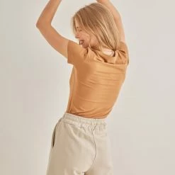 Κουπόνι ⭐ The Fashion Project Βαμβακερό κοντομάνικο T-shirt - Caramel 🎁 5 Κουπόνι ⭐ The Fashion Project Βαμβακερό κοντομάνικο T-shirt - Caramel 🎁 -Φορέματα Εκπτώσεις basic kontomaniko t shirt 92116 j9ek