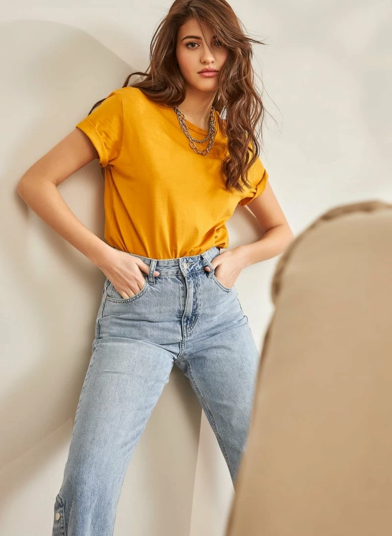 Προϋπολογισμός ✔️ The Fashion Project Βαμβακερό 100% T-shirt - Μουσταρδί 💯 6 Προϋπολογισμός ✔️ The Fashion Project Βαμβακερό 100% T-shirt - Μουσταρδί 💯 - Image 6