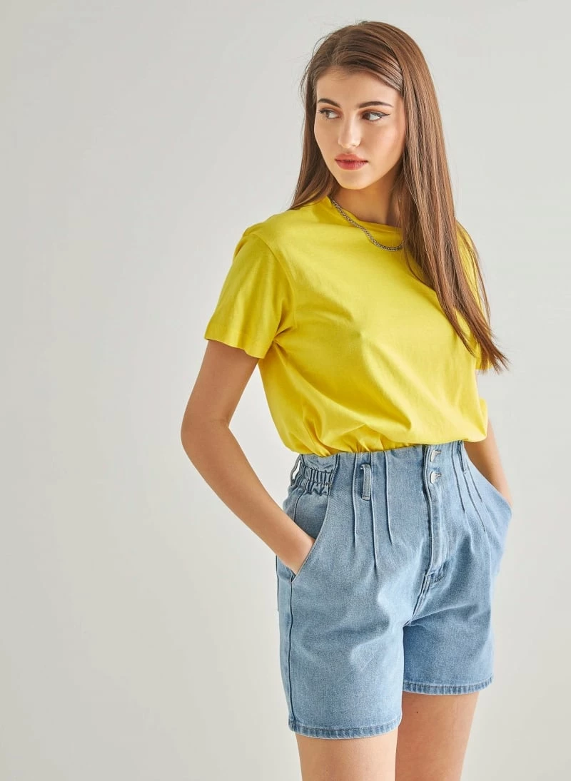 Πολύ καλή προσφορά 🤩 The Fashion Project Βαμβακερό 100% T-shirt - Κίτρινο 🥰 1 Πολύ καλή προσφορά 🤩 The Fashion Project Βαμβακερό 100% T-shirt - Κίτρινο 🥰