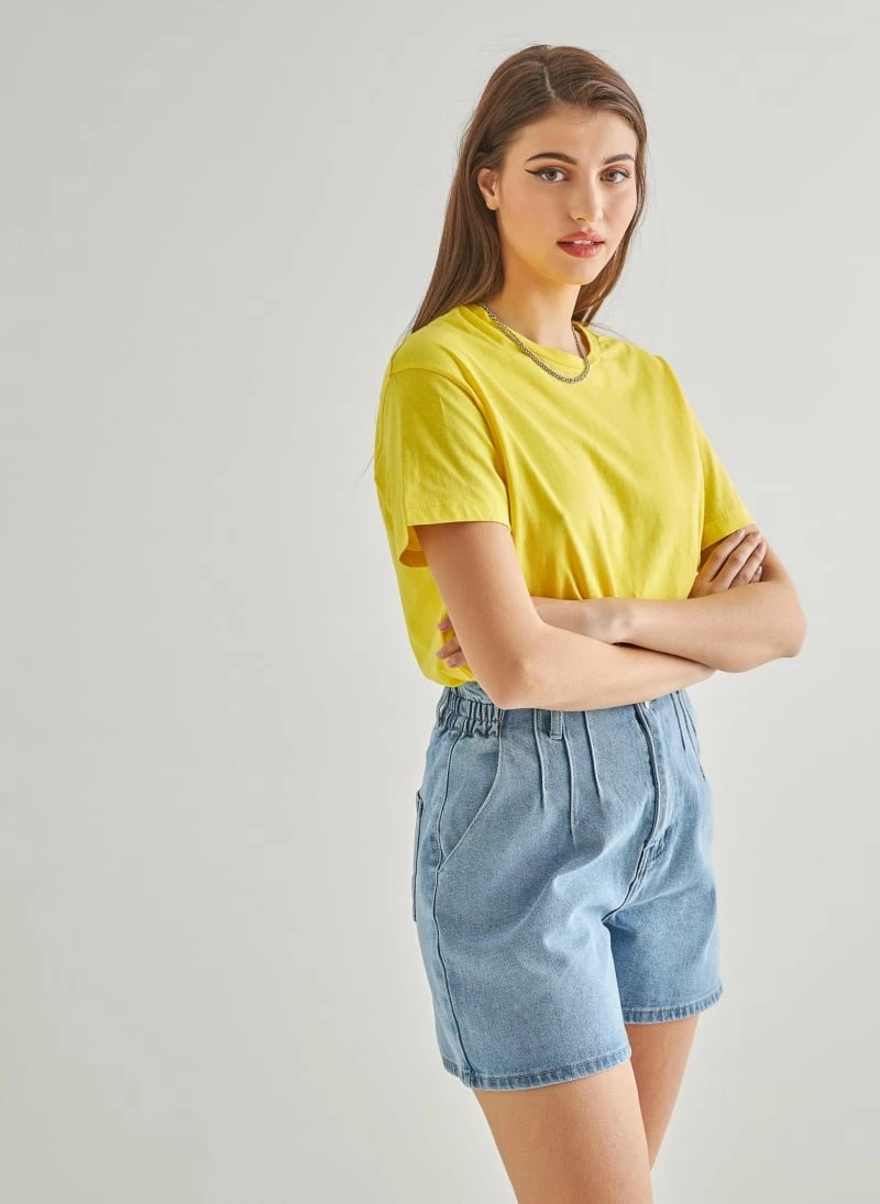 Πολύ καλή προσφορά 🤩 The Fashion Project Βαμβακερό 100% T-shirt - Κίτρινο 🥰 2 Πολύ καλή προσφορά 🤩 The Fashion Project Βαμβακερό 100% T-shirt - Κίτρινο 🥰 - Image 2