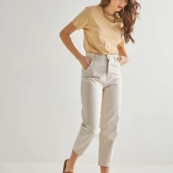 Αγορά 🌟 The Fashion Project Βαμβακερό 100% T-shirt - Μπεζ 🧨 7 Αγορά 🌟 The Fashion Project Βαμβακερό 100% T-shirt - Μπεζ 🧨 -Φορέματα Εκπτώσεις basic t shirt 89909 hue1