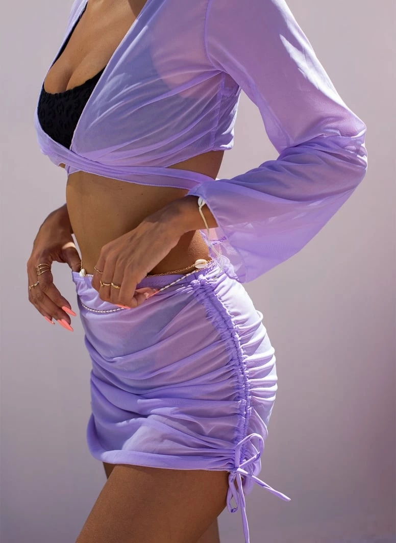 ΧΟΝΔΡΙΚΟ ΕΜΠΟΡΙΟ 💯 The Fashion Project Beachwear φούστα με τοπάκι - Λιλά 🔔 2 ΧΟΝΔΡΙΚΟ ΕΜΠΟΡΙΟ 💯 The Fashion Project Beachwear φούστα με τοπάκι - Λιλά 🔔 - Image 2