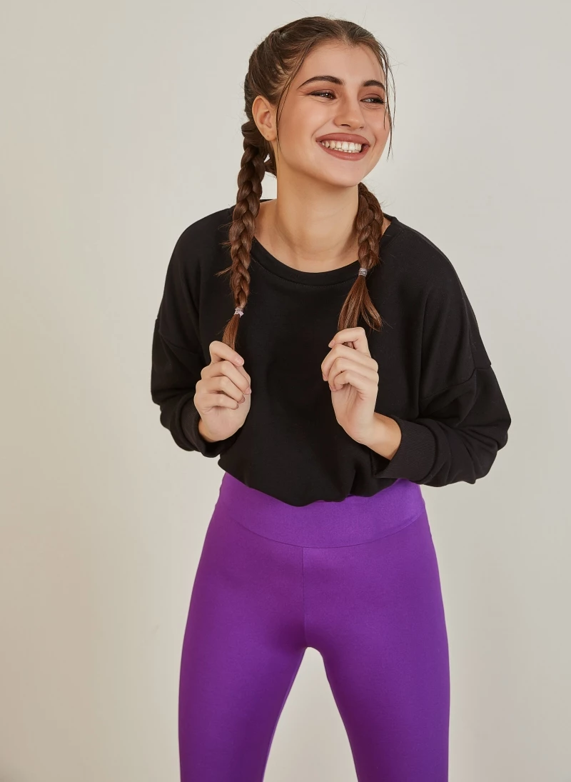 Συμφωνίες ✔️ Noobass Cropped φούτερ με κορδονάκι - Μαύρο ✔️ 4 Συμφωνίες ✔️ Noobass Cropped φούτερ με κορδονάκι - Μαύρο ✔️ - Image 4