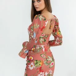 Εξοδος 💯 The Fashion Project Φλοράλ φόρεμα με σούρες - Σάπιο μήλο 🔥 5 Εξοδος 💯 The Fashion Project Φλοράλ φόρεμα με σούρες - Σάπιο μήλο 🔥 -Φορέματα Εκπτώσεις efarmosto puff sleeve forema me soures 77153 egsj