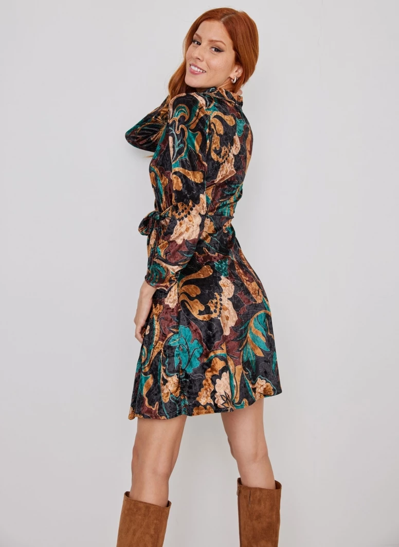 Συμφωνίες 🌟 The Fashion Project Εμπριμέ φόρεμα κρουαζέ με γιακά - Multi 👏 3 Συμφωνίες 🌟 The Fashion Project Εμπριμέ φόρεμα κρουαζέ με γιακά - Multi 👏 - Image 3