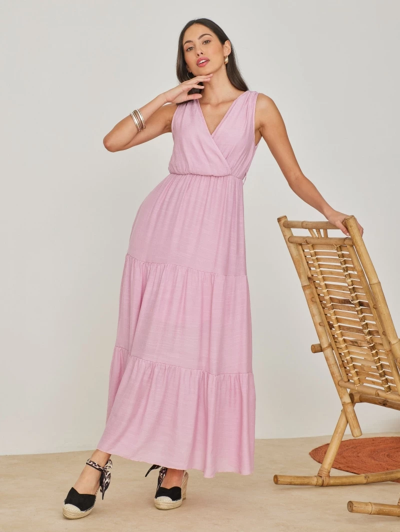 Φτηνός 😀 The Fashion Project Φόρεμα αμάνικο με βολάν - Ροζ 🎁 4 Φτηνός 😀 The Fashion Project Φόρεμα αμάνικο με βολάν - Ροζ 🎁 - Image 4