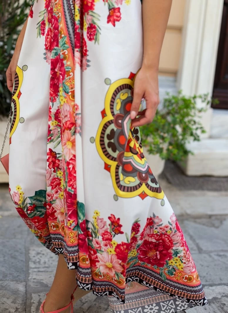 Κουπόνι ⌛ The Fashion Project Φόρεμα ασύμμετρο με λουλούδια - Multi ⌛ 8 Κουπόνι ⌛ The Fashion Project Φόρεμα ασύμμετρο με λουλούδια - Multi ⌛ - Image 8