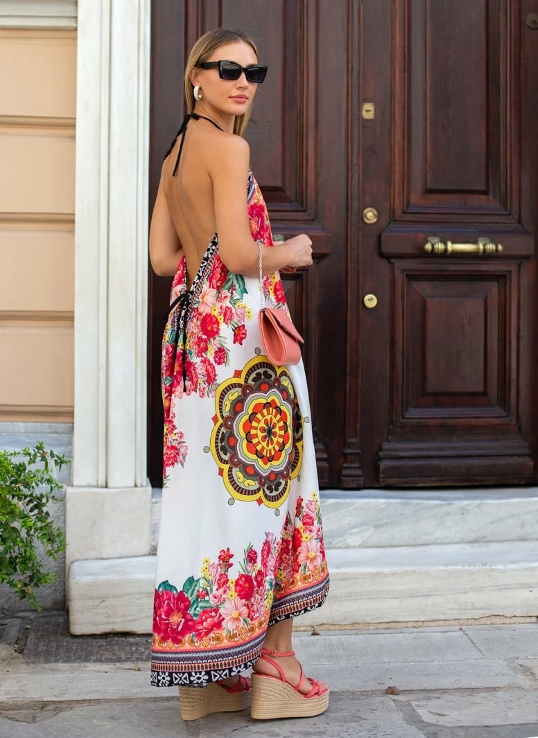 Κουπόνι ⌛ The Fashion Project Φόρεμα ασύμμετρο με λουλούδια - Multi ⌛ 9 Κουπόνι ⌛ The Fashion Project Φόρεμα ασύμμετρο με λουλούδια - Multi ⌛ - Image 9