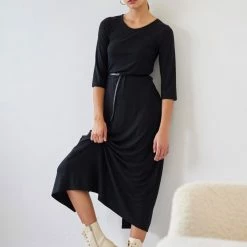 Φτηνός 👍 Αθλητικό φόρεμα με ζωνάκι NAIBA 402.086 - Ανθρακί ❤️ 6 Φτηνός 👍 Αθλητικό φόρεμα με ζωνάκι NAIBA 402.086 - Ανθρακί ❤️ -Φορέματα Εκπτώσεις forema casual me zwnaki naiba 402086 108309 etjf