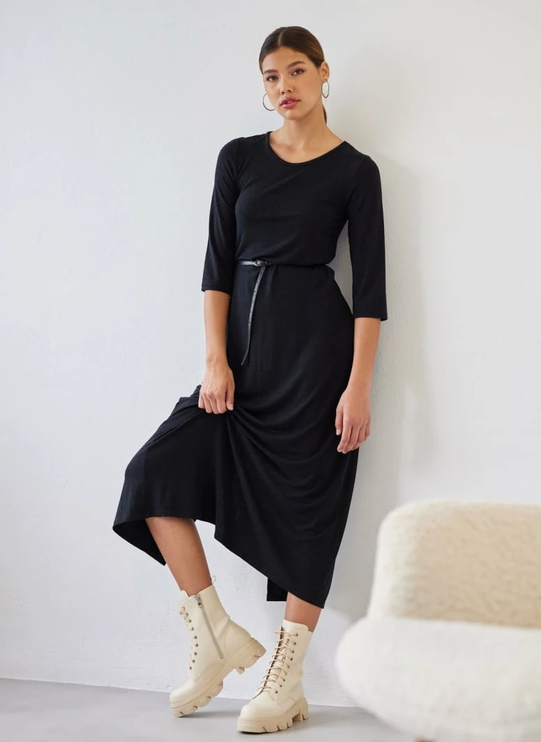 Φτηνός 👍 Αθλητικό φόρεμα με ζωνάκι NAIBA 402.086 - Ανθρακί ❤️ 3 Φτηνός 👍 Αθλητικό φόρεμα με ζωνάκι NAIBA 402.086 - Ανθρακί ❤️ - Image 3