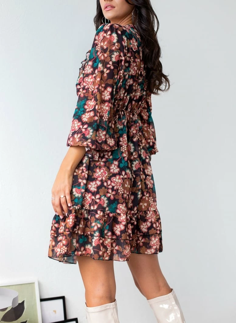 ΧΟΝΔΡΙΚΟ ΕΜΠΟΡΙΟ 🔔 The Fashion Project Φλοράλ φόρεμα με βολάν - Multi 😍 3 ΧΟΝΔΡΙΚΟ ΕΜΠΟΡΙΟ 🔔 The Fashion Project Φλοράλ φόρεμα με βολάν - Multi 😍 - Image 3