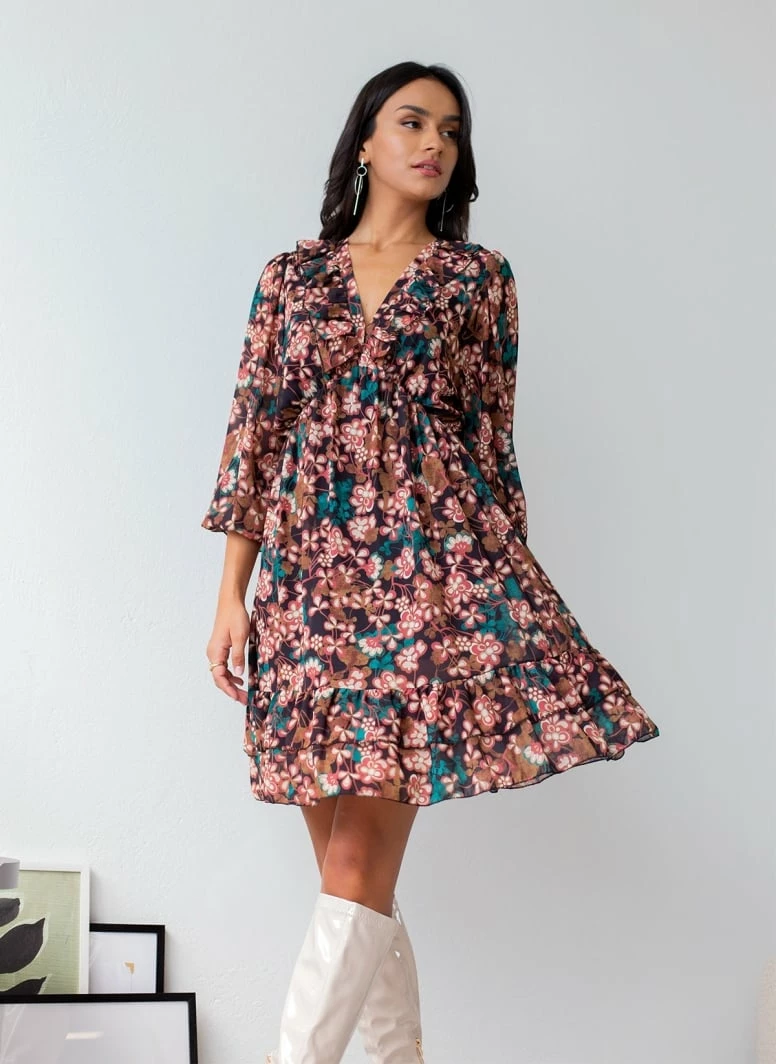 ΧΟΝΔΡΙΚΟ ΕΜΠΟΡΙΟ 🔔 The Fashion Project Φλοράλ φόρεμα με βολάν - Multi 😍 8 ΧΟΝΔΡΙΚΟ ΕΜΠΟΡΙΟ 🔔 The Fashion Project Φλοράλ φόρεμα με βολάν - Multi 😍 - Image 8