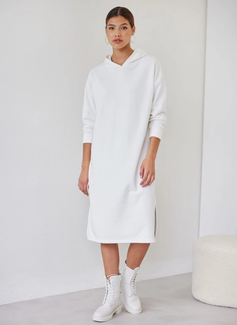 Κουπόνι 🥰 Noobass Αθλητικό φόρεμα με κουκούλα - Λευκό ✨ 1 Κουπόνι 🥰 Noobass Αθλητικό φόρεμα με κουκούλα - Λευκό ✨