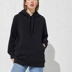 Αγορά ✔️ The Fashion Project Μπλούζα φούτερ με κουκούλα - Μαύρο 🥰