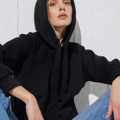 Αγορά ✔️ The Fashion Project Μπλούζα φούτερ με κουκούλα - Μαύρο 🥰 10 Αγορά ✔️ The Fashion Project Μπλούζα φούτερ με κουκούλα - Μαύρο 🥰 -Φορέματα Εκπτώσεις forema fouter me koukoula 98868 bydl