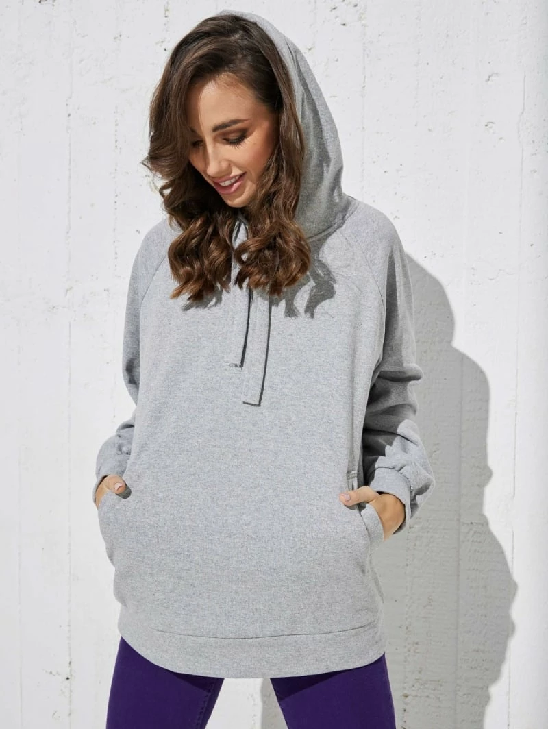 Τοπ 10 👏 The Fashion Project Μπλούζα φούτερ με κουκούλα - Γκρι ✨ 4 Τοπ 10 👏 The Fashion Project Μπλούζα φούτερ με κουκούλα - Γκρι ✨ - Image 4