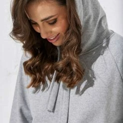 Τοπ 10 👏 The Fashion Project Μπλούζα φούτερ με κουκούλα - Γκρι ✨