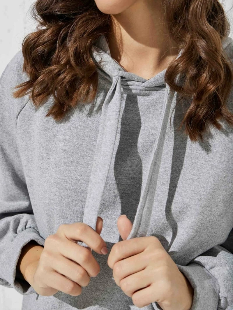 Τοπ 10 👏 The Fashion Project Μπλούζα φούτερ με κουκούλα - Γκρι ✨ 6 Τοπ 10 👏 The Fashion Project Μπλούζα φούτερ με κουκούλα - Γκρι ✨ - Image 6