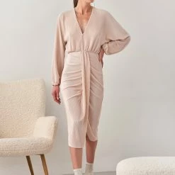 Η καλύτερη συμφωνία 😉 The Fashion Project Φόρεμα γκοφρέ με σούρες - Nude 😀 10 Η καλύτερη συμφωνία 😉 The Fashion Project Φόρεμα γκοφρέ με σούρες - Nude 😀 -Φορέματα Εκπτώσεις forema gkofre me soures 108395 sl99