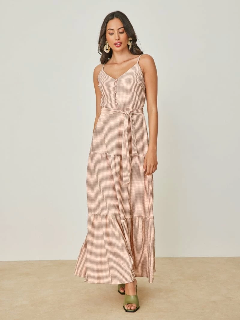 Η καλύτερη συμφωνία ✔️ The Fashion Project Φόρεμα καρώ με βολάν - Biscuit 😀 1 Η καλύτερη συμφωνία ✔️ The Fashion Project Φόρεμα καρώ με βολάν - Biscuit 😀