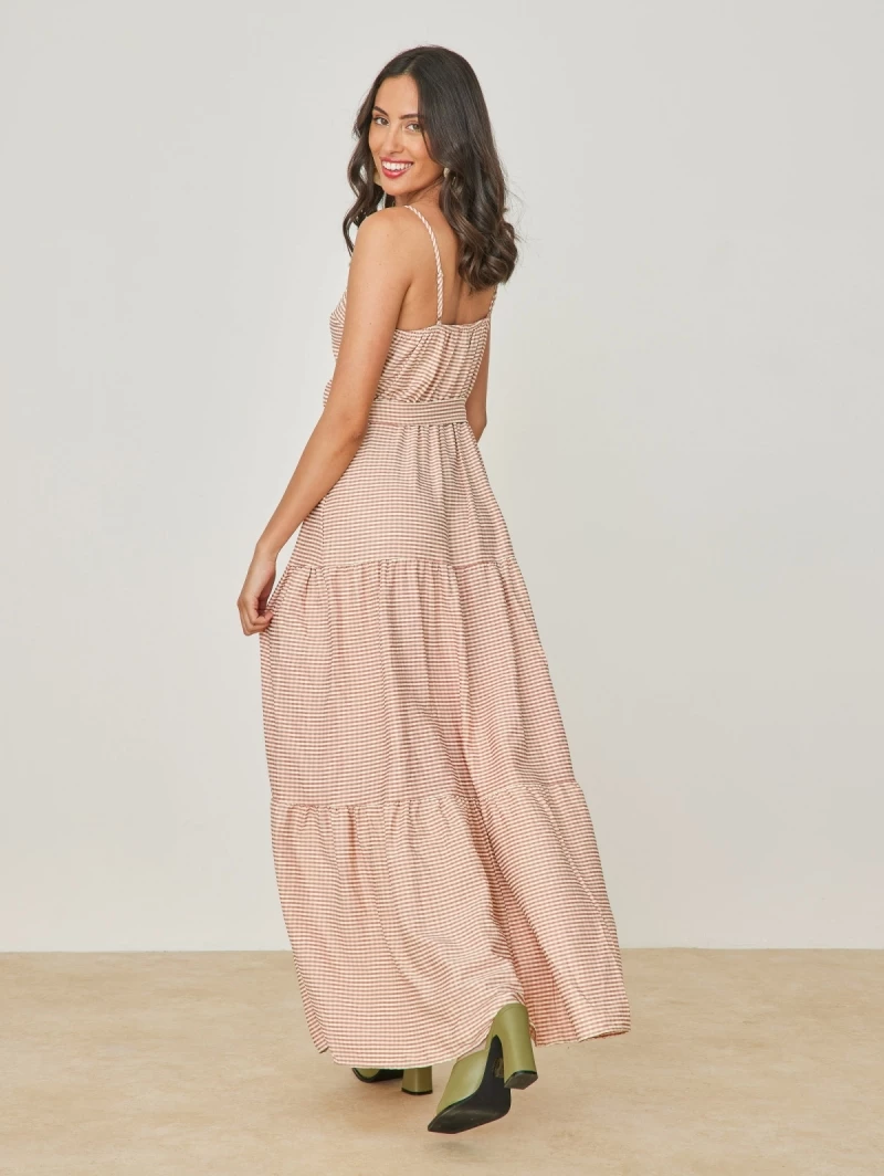 Η καλύτερη συμφωνία ✔️ The Fashion Project Φόρεμα καρώ με βολάν - Biscuit 😀 4 Η καλύτερη συμφωνία ✔️ The Fashion Project Φόρεμα καρώ με βολάν - Biscuit 😀 - Image 4