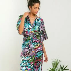 Κουπόνι 🤩 The Fashion Project Εμπριμέ φόρεμα κρουαζέ - Μέντα ⭐