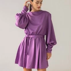 Αγορά 🤩 The Fashion Project Φόρεμα κοντό με Balloon μανίκια - Μωβ 😉 9 Αγορά 🤩 The Fashion Project Φόρεμα κοντό με Balloon μανίκια - Μωβ 😉 -Φορέματα Εκπτώσεις forema konto me balloon manikia 107698 z7vs