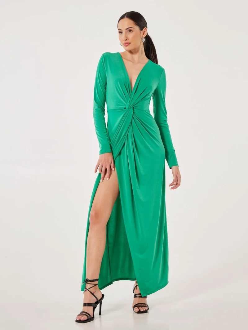 ΧΟΝΔΡΙΚΟ ΕΜΠΟΡΙΟ 👏 The Fashion Project Φόρεμα μακρύ με κόμπο - Πράσινο 🌟 1 ΧΟΝΔΡΙΚΟ ΕΜΠΟΡΙΟ 👏 The Fashion Project Φόρεμα μακρύ με κόμπο - Πράσινο 🌟