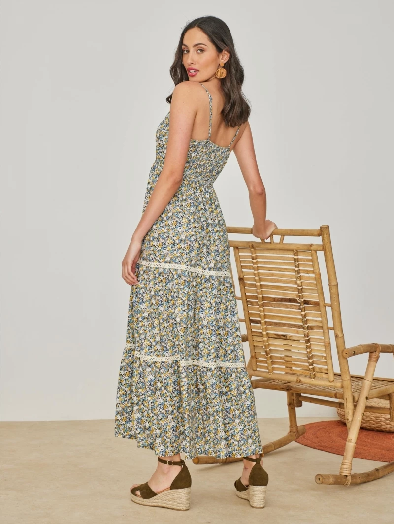 Καλύτερη πώληση 👏 The Fashion Project Φλοράλ φόρεμα με κουμπιά στο μπούστο - Μουσταρδί 👏 3 Καλύτερη πώληση 👏 The Fashion Project Φλοράλ φόρεμα με κουμπιά στο μπούστο - Μουσταρδί 👏 - Image 3