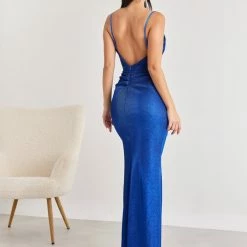 Καλύτερες κριτικές για 👏 The Fashion Project Φόρεμα μάξι με Glitter και άνοιγμα - Μπλε 🧨 -Φορέματα Εκπτώσεις forema maksi me glitter kai anoigma 109312 g5d1