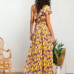 Κουπόνι 🌟 The Fashion Project Εμπριμέ φόρεμα με βολάν στον ώμο - Κίτρινο 🎁 9 Κουπόνι 🌟 The Fashion Project Εμπριμέ φόρεμα με βολάν στον ώμο - Κίτρινο 🎁 -Φορέματα Εκπτώσεις forema maxi me entono print 105411 p0h1