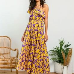 Κουπόνι 🌟 The Fashion Project Εμπριμέ φόρεμα με βολάν στον ώμο - Κίτρινο 🎁 7 Κουπόνι 🌟 The Fashion Project Εμπριμέ φόρεμα με βολάν στον ώμο - Κίτρινο 🎁 -Φορέματα Εκπτώσεις forema maxi me entono print 105411 vk6r