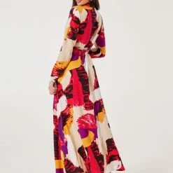 ΧΟΝΔΡΙΚΟ ΕΜΠΟΡΙΟ 😍 Noobass Εμπριμέ φόρεμα με κουμπιά - Multi 😀 -Φορέματα Εκπτώσεις forema maxi poluxrwmo me koumpia 101912 hjs9