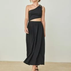 Καλύτερες κριτικές για ⌛ Noobass Φόρεμα με Cut Outs και έναν ώμο - Μαύρο 🔥 -Φορέματα Εκπτώσεις forema me cut outs kai enan wmo 105081 nlnt