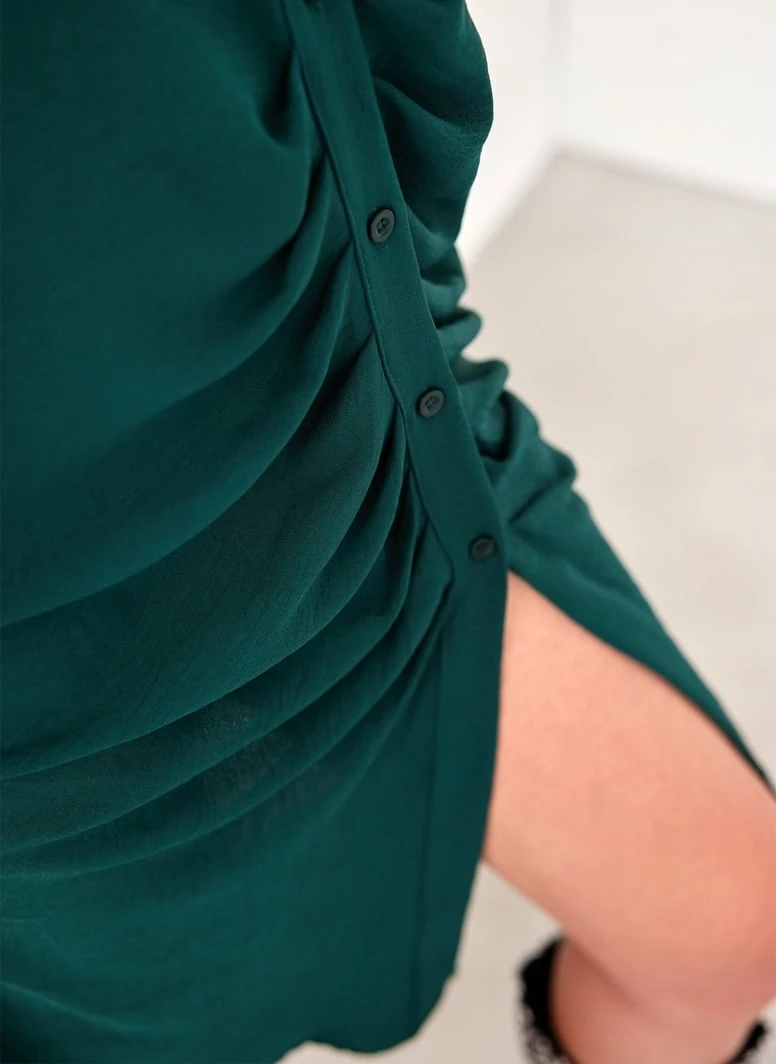 Η καλύτερη συμφωνία 🎁 The Fashion Project Φόρεμα με δέσιμο και σούρες - Κυπαρισσί 😀 2 Η καλύτερη συμφωνία 🎁 The Fashion Project Φόρεμα με δέσιμο και σούρες - Κυπαρισσί 😀 - Image 2