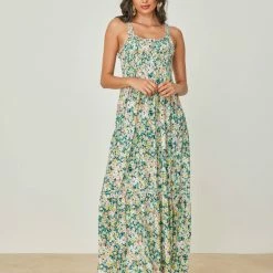 Πολύ καλή προσφορά 🥰 The Fashion Project Φλοράλ φόρεμα με Frilled σχέδιο - Πράσινο 💯